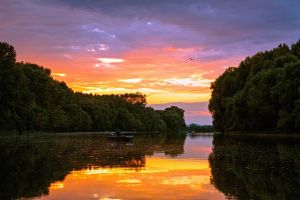 Tiszai napkelte/Sunset (Turistamagazin,Ember a tájban)